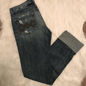 7 for all Mankind straight leg jeans